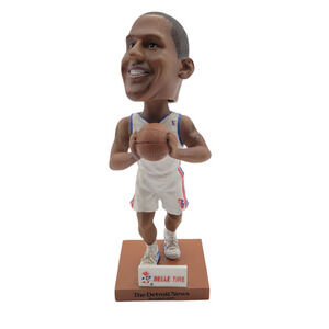 Detroit Pistons Corliss Williamson #34 Detroit News Belle Tire Bobblehead 8.5"‎